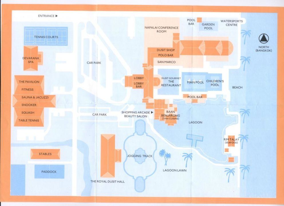 Lageplan Hotelgelande Dusit Thani Hua Hin Cha Am Holidaycheck