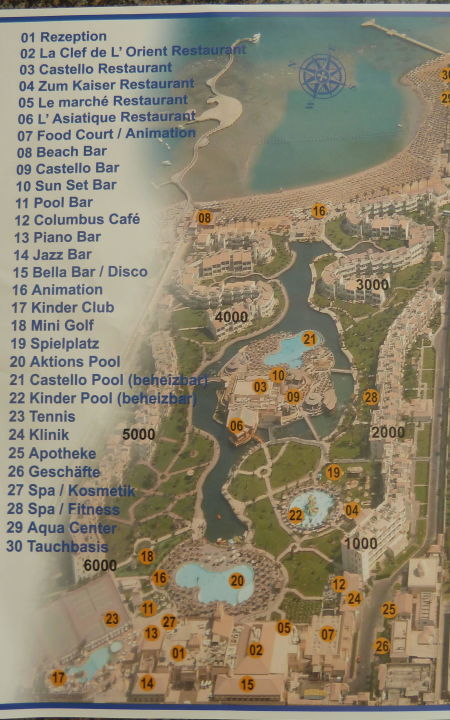 "Lageplan" Dana Beach Resort (Hurghada) • HolidayCheck (Hurghada/Safaga
