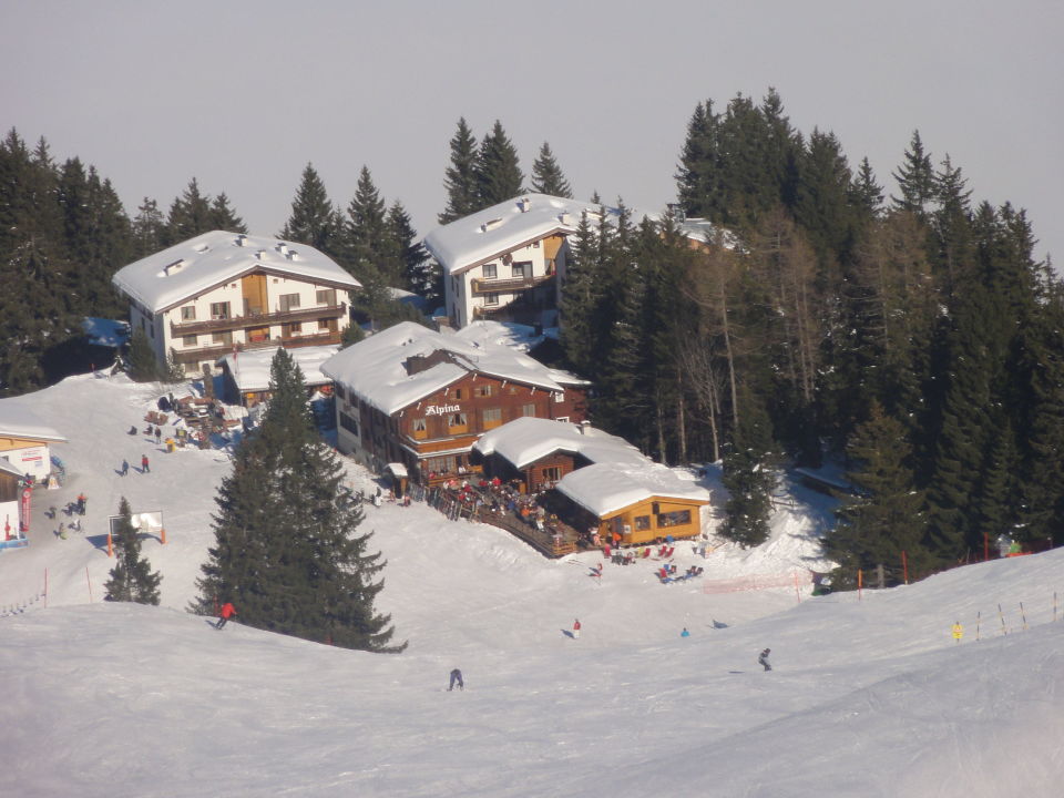 "Unser Haus liegt direkt an der Skipiste" Berghotel Alpina