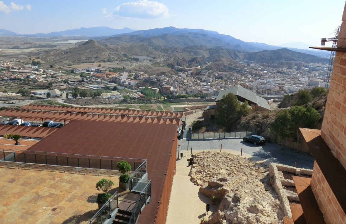 Blick Am Vormittag Aus Dem Zimmer 5 Auf Lorca Hotel Parador De Lorca Lorca Holidaycheck Murcia Spanien