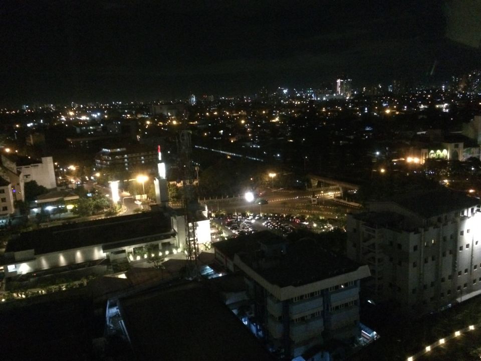 Jakarta At Night From My Room Doubletree By Hilton Hotel