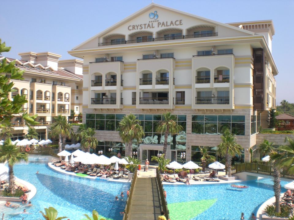 Blick Vom Pool Crystal Palace Luxury Resort Spa Colakli Holidaycheck Turkische Riviera Turkei