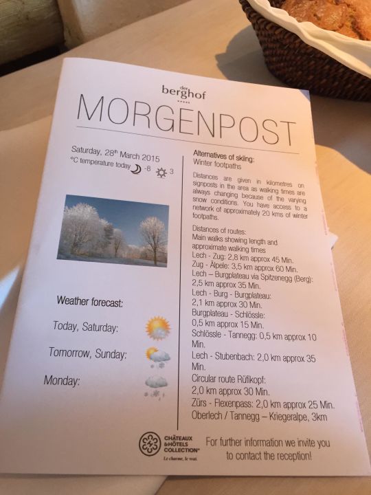 "Morgenpost " Hotel Der Berghof (Lech) • HolidayCheck ...