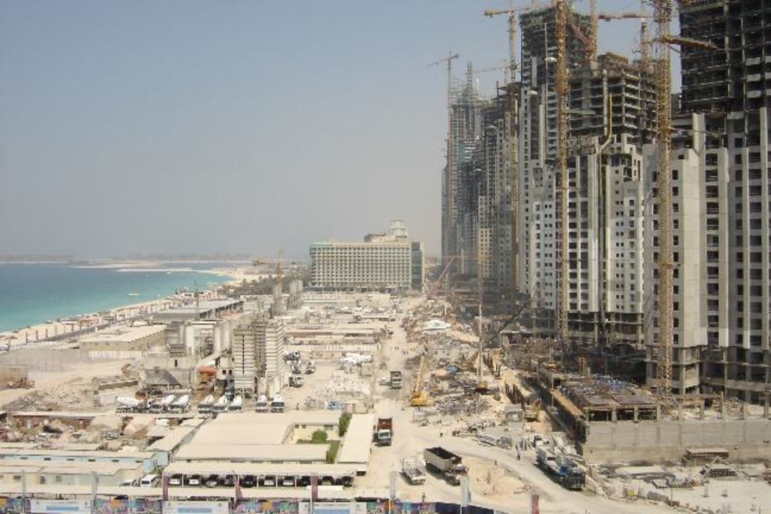 Baustelle Sheraton Jumeirah Beach Resort Dubai