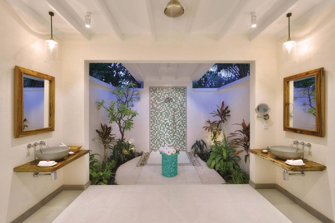 "Deluxe Beach Villa Open Air Bathroom" OBLU by Atmosphere at Helengeli ...