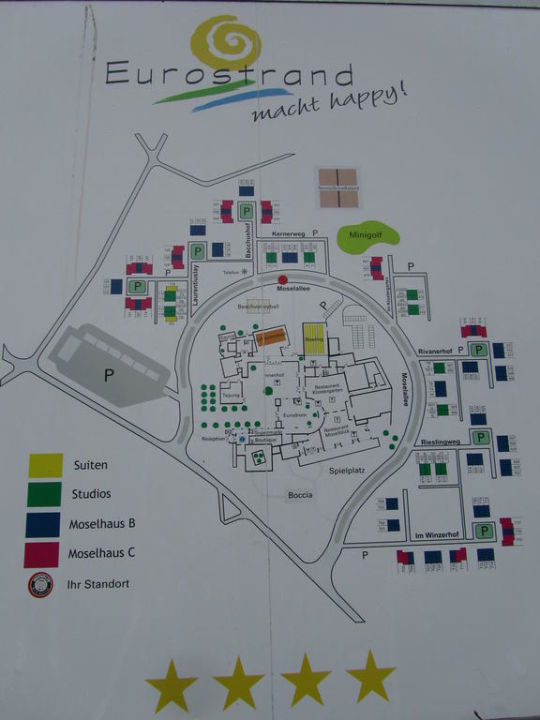 "Anordnung der Ferienh&auml;user" Hotel Eurostrand Leiwen (Leiwen