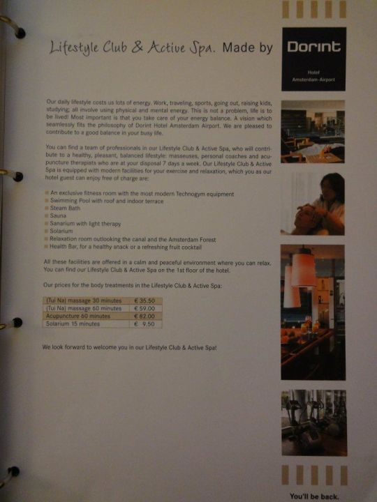 Angebotsauszug Vom Hotel Steigenberger Airport Hotel Amsterdam