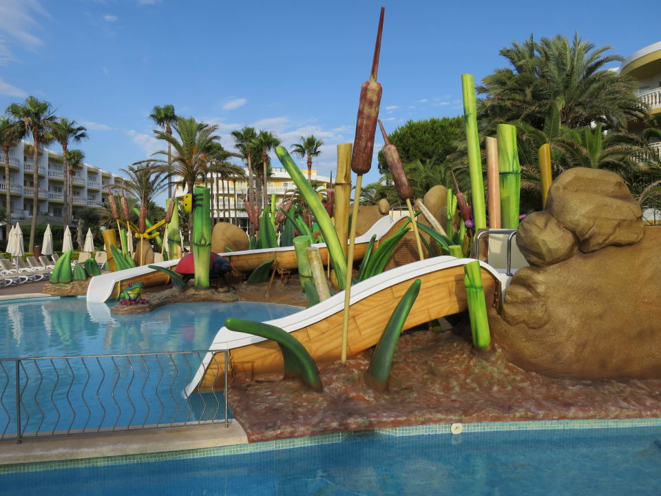 Kinderpool Mit Wasserrutschen Iberostar Albufera Park Platja De