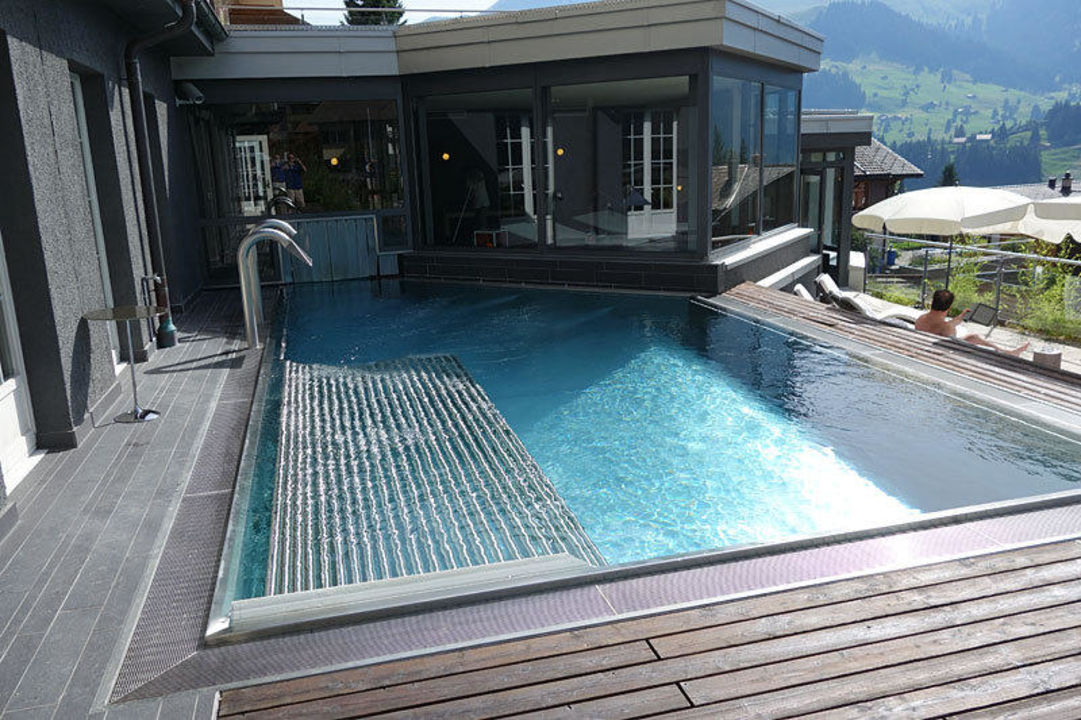 Outdoor Pool Hotel The Cambrian Adelboden Holidaycheck Kanton Bern Schweiz