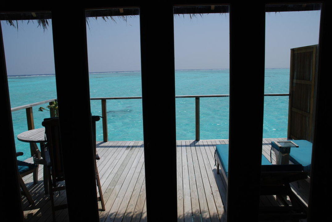 "Blick vom Bett aufs offene Meer" Meeru Island Resort & Spa (Dhifushi