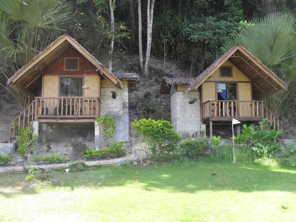 Blick Auf Unsere Hutte Blue Cove Tropical Island Resort San Vicente Holidaycheck Palawan Philippinen