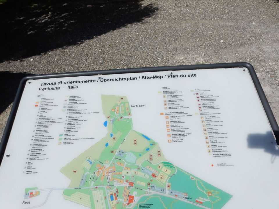 "Karte der Gesamtanlage" Hapimag Resort Pentolina (Chiusdino