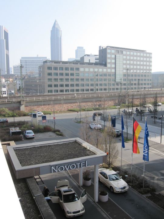 "Blick aus dem Fenster" Hotel Novotel Frankfurt City