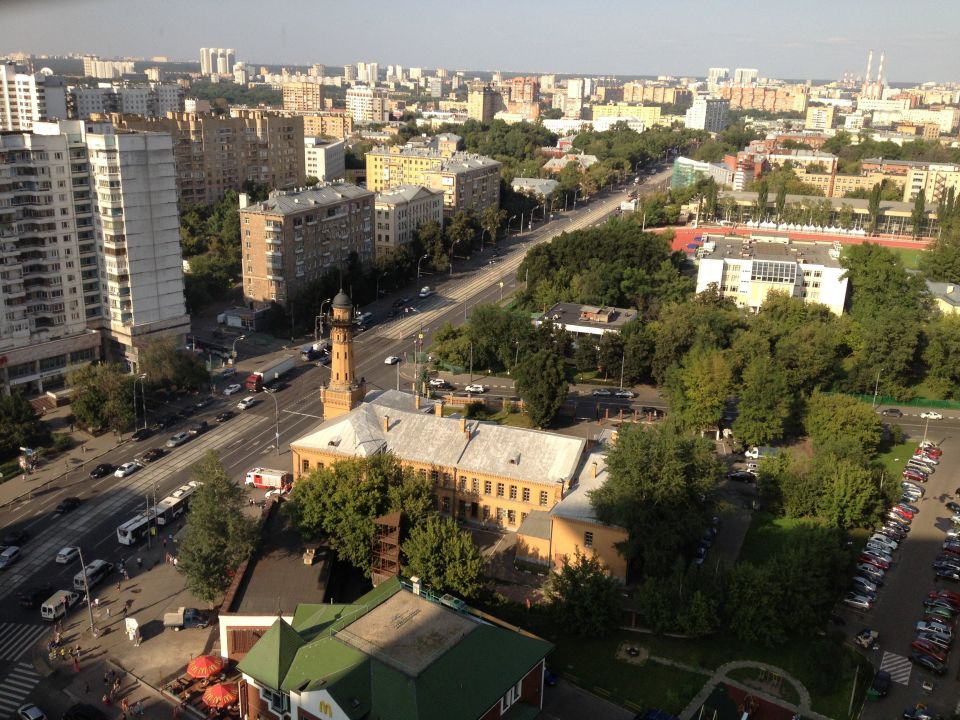 "Ausblick nach links" Hotel Holiday Inn Sokolniki (Moskau ...