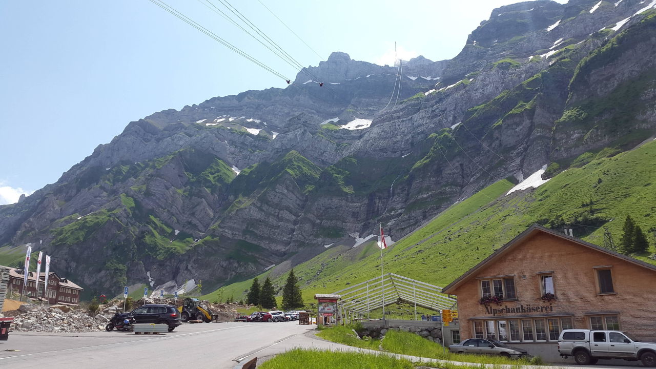 "Rechts die Käserei " Säntis - das Hotel (Schwägalp ...