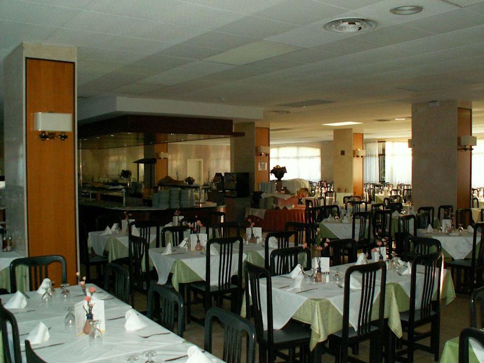 "Speisesaal." Hotel Bella Playa (Vorgänger-Hotel – existiert nicht mehr