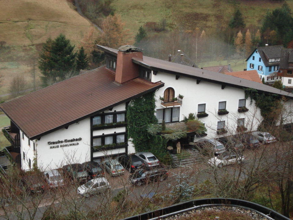 "Ausblick auf das Haus Kohlwald" Hotel Traube Tonbach