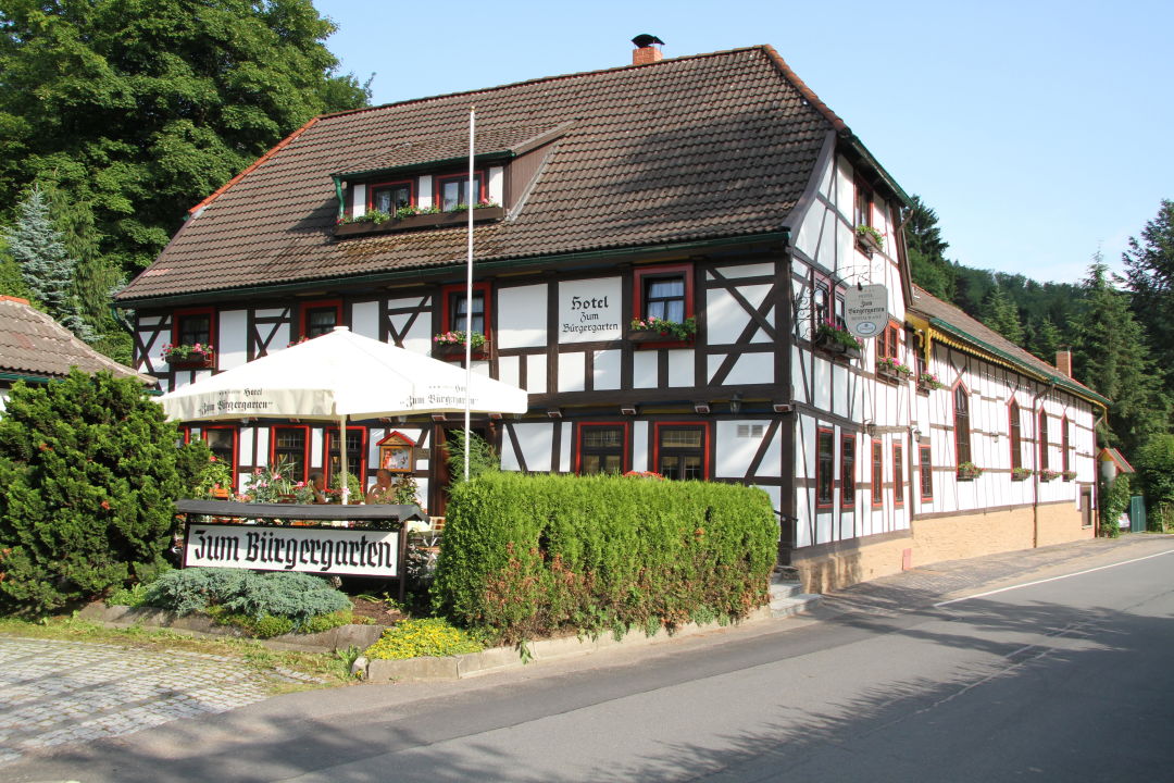  Au  enansicht  Hotel zum B  rgergarten  Stolberg      HolidayCheck