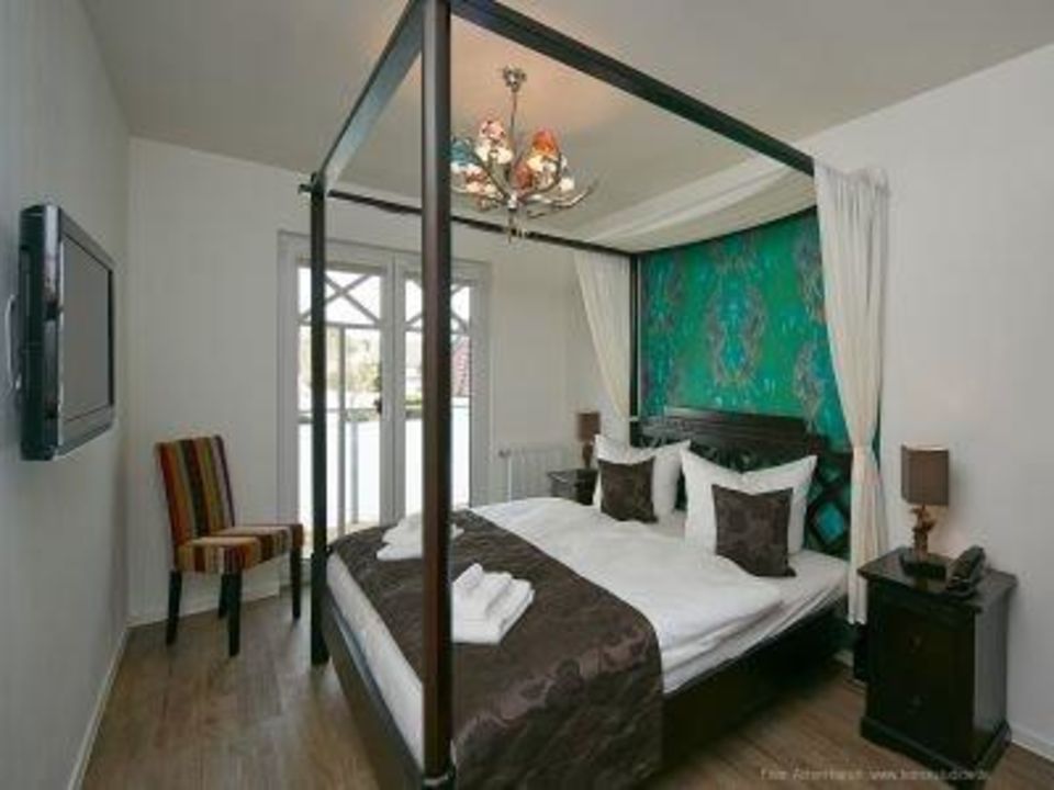 "Schlafzimmer einer Grand Suite" Aparthotel Bernstein (Büsum