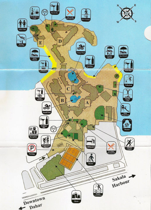"Lageplan" Arabella Azur Resort (Hurghada) • HolidayCheck (Hurghada