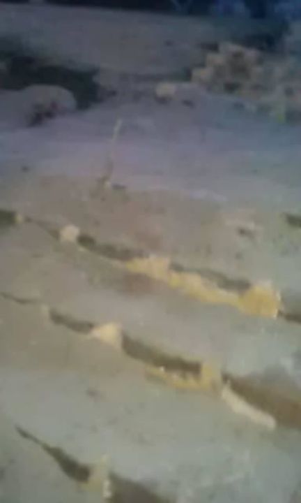 "Zugeschütete Treppenaufgänge vom Strand" Club Habiba Beach (Marsa Alam