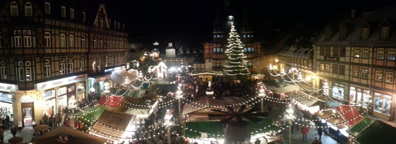 Weihnachten 2022 Wernigerode "Weihnachtsmarkt Wernigerode / Marktplatz" Ringhotel Weißer Hirsch