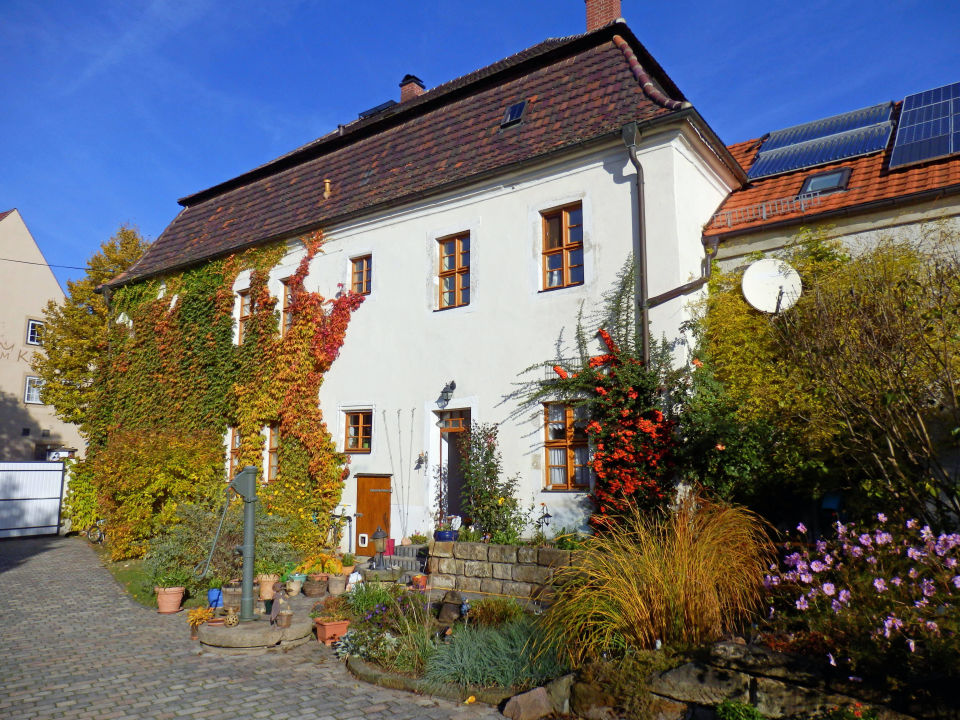 "Haus hofseitig" Herberge Alte Meisterey (Mühlberg/Elbe