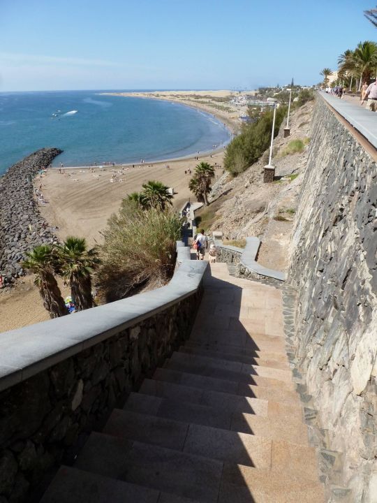 Weg Treppe Zum Strand Labranda Playa Bonita Playa Del Ingles Holidaycheck Gran Canaria Spanien