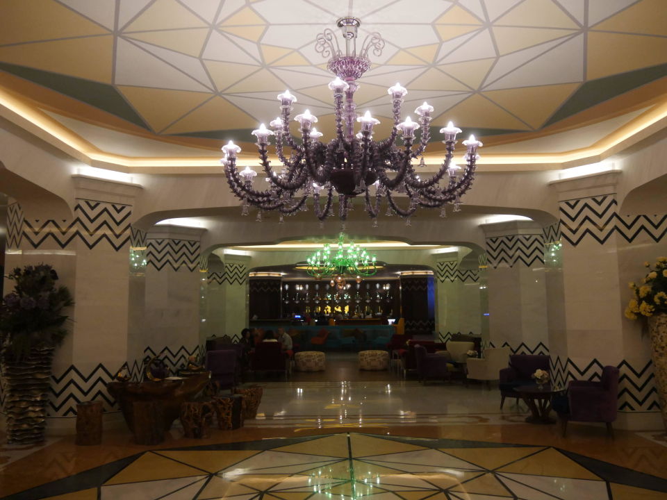 Ausschnitt Der Lobby Vom Royal Taj Mahal Royal Taj Mahal