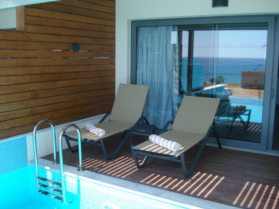 "Der Balkon mit Zustieg in den eigenen Pool" Boutique 5 Hotel & Spa