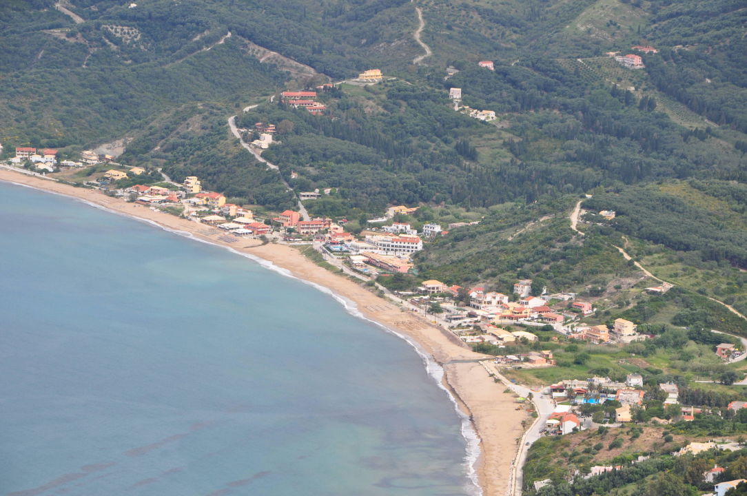 Die Bucht Von Oben Hotel Belle Helene Beach Afionas Holidaycheck Korfu Griechenland