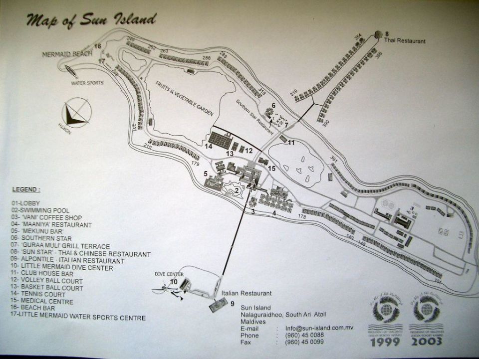 Schema Des Hotels Villa Sun Island Sun Island Resort Spa