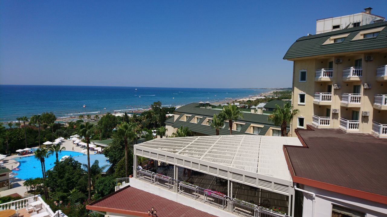 Ausblick Iz Flower Side Beach Hotel Side Kumköy • Holidaycheck Türkische Riviera Türkei
