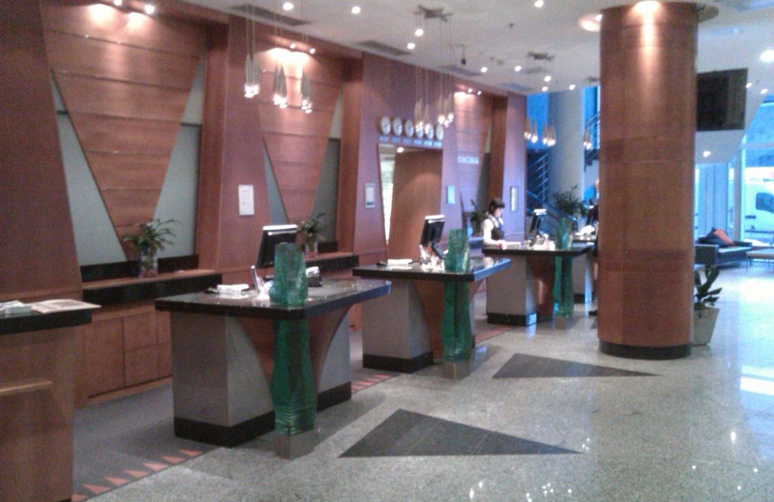 The Typical Satellite Reception Desks Radisson Blu Sky Hotel