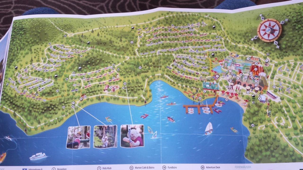 "Übersichtskarte der Anlage" Center Parcs Park Bostalsee (Nohfelden