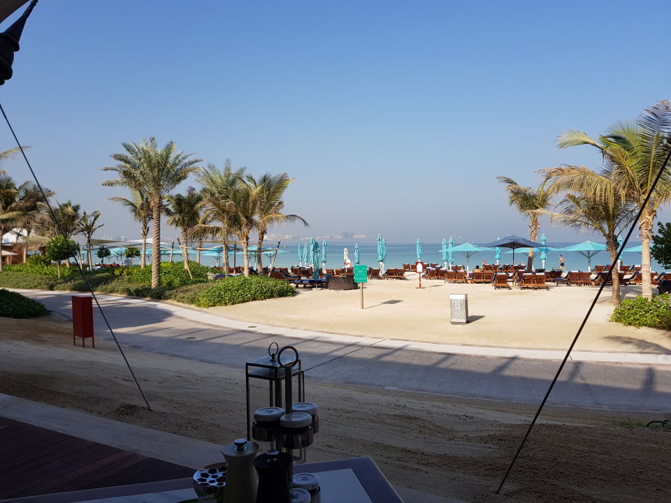 "Ausblick beim Frühstück vom Rockfish" Jumeirah Al NaseemMadinat