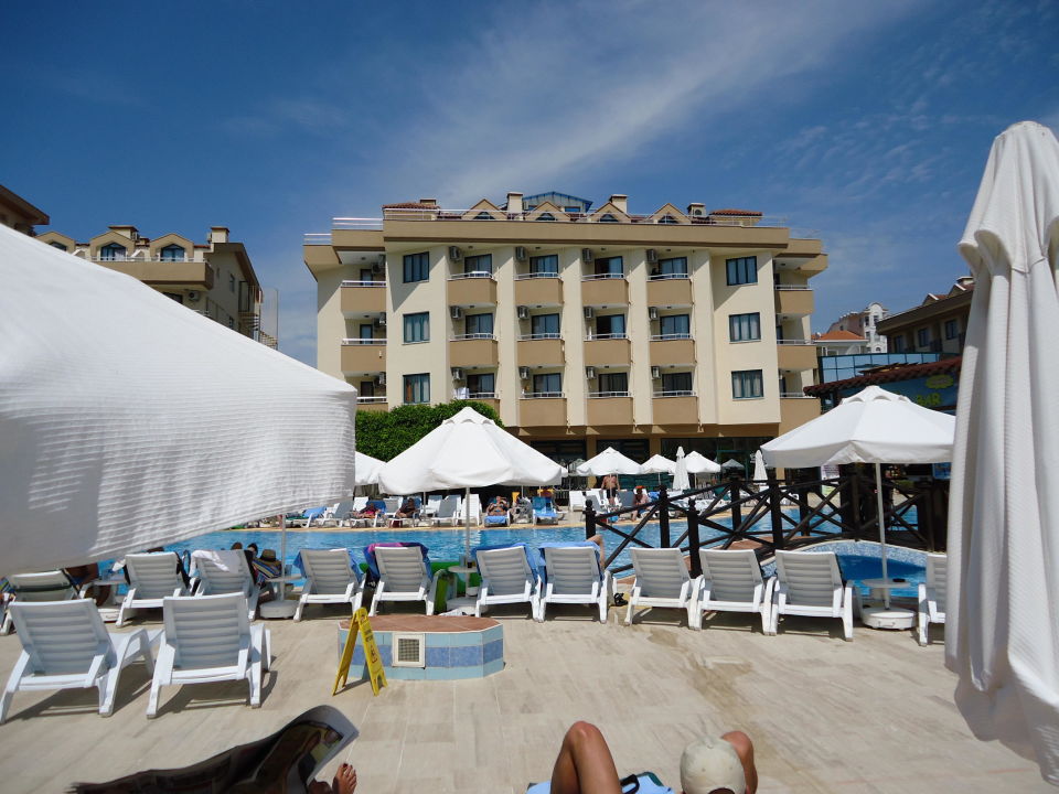 Blick Vom Pool Grand Seker Hotel Evrenseki Holidaycheck