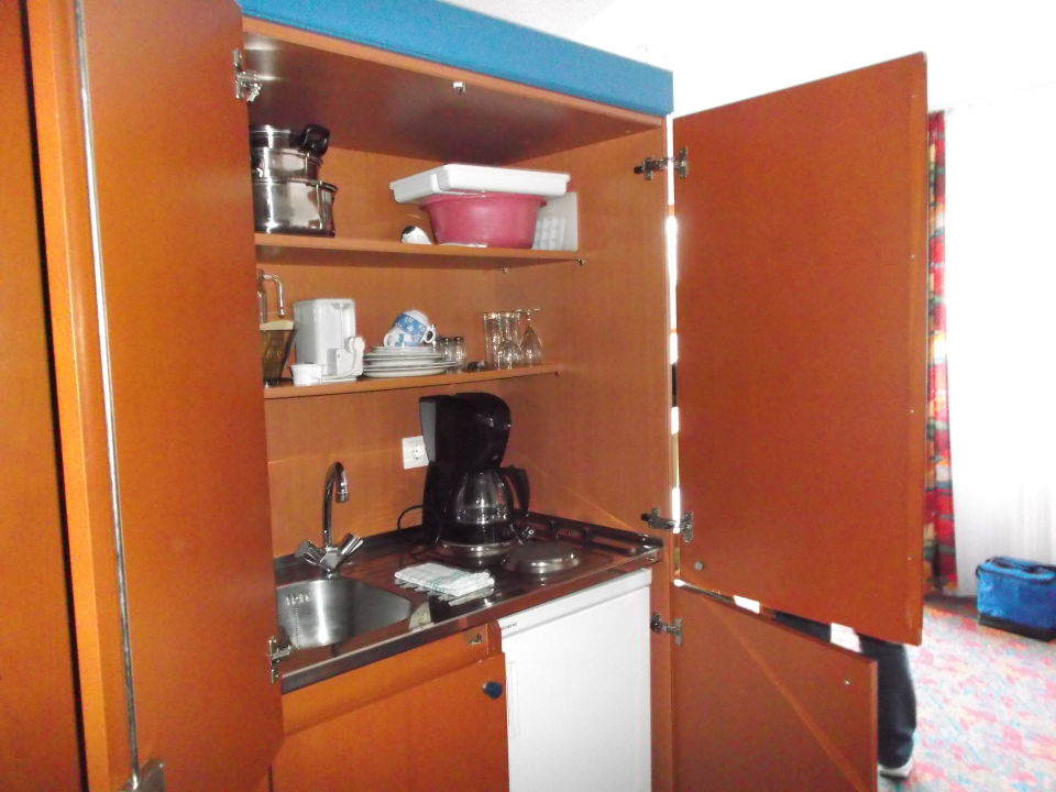 "Eingebaute Küche im Schrank " Feriendorf Glasgarten (Rötz