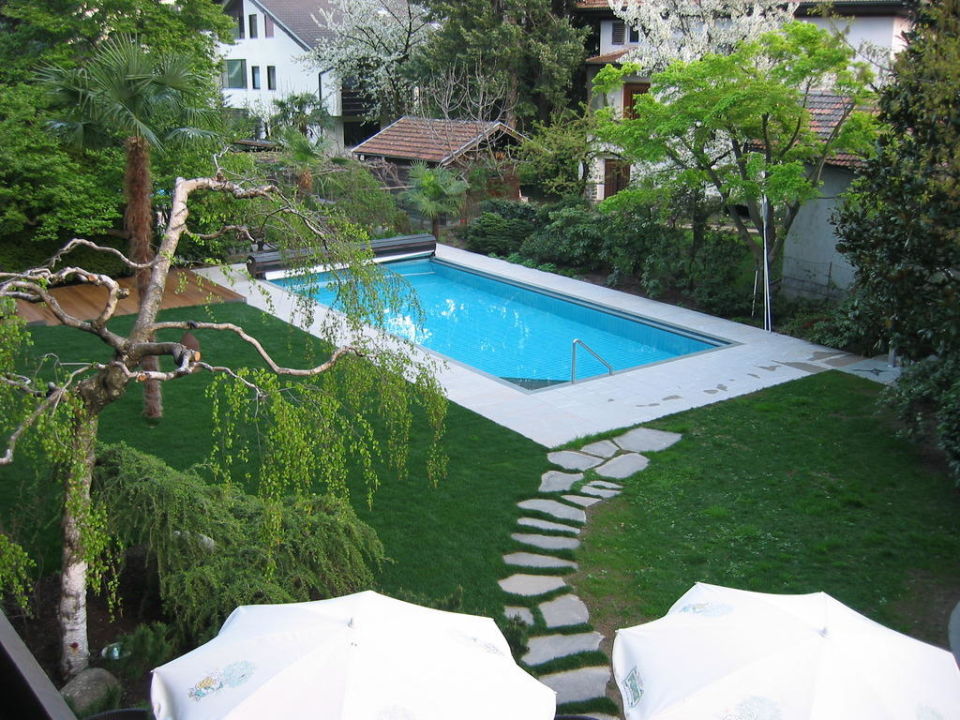 Garten Mit Pool Hotel Verena Lana Holidaycheck Sudtirol