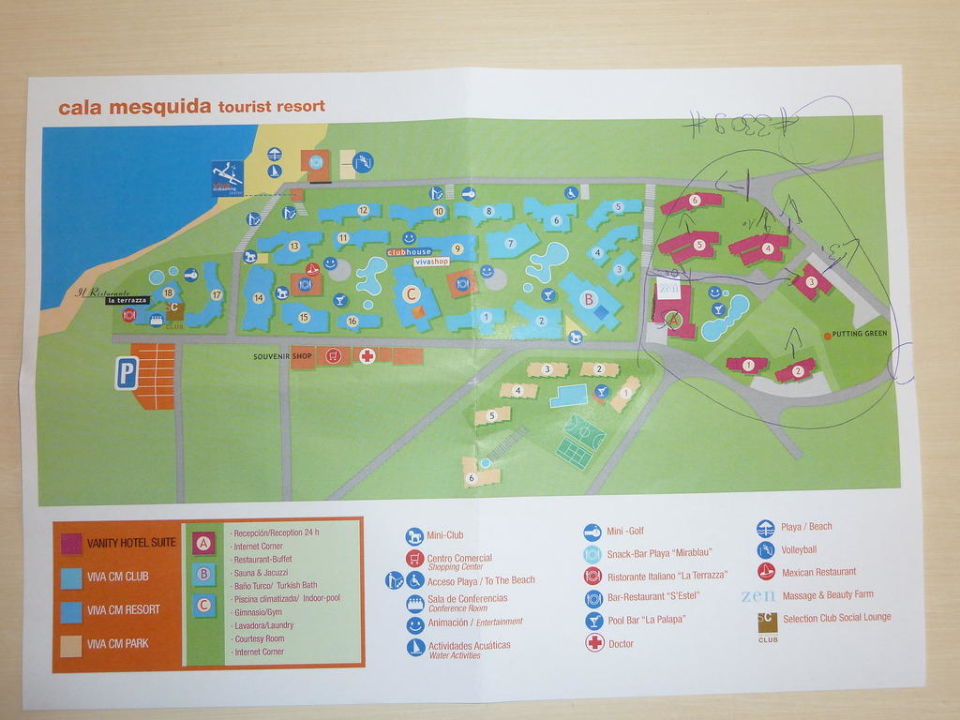 "HotelAnlage Übersichtsplan" Vanity Hotel Suite & Spa Adults only