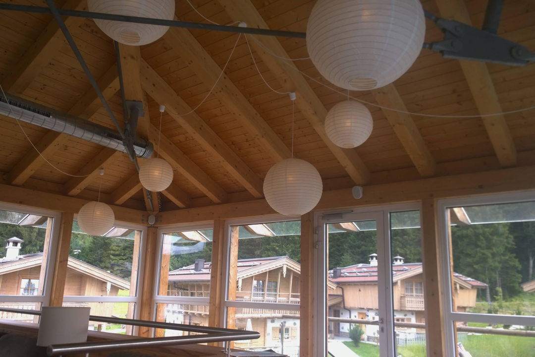 "Badehaus innen" INNs HOLZ Natur- & Vitalhotel Chaletdorf Böhmerwald