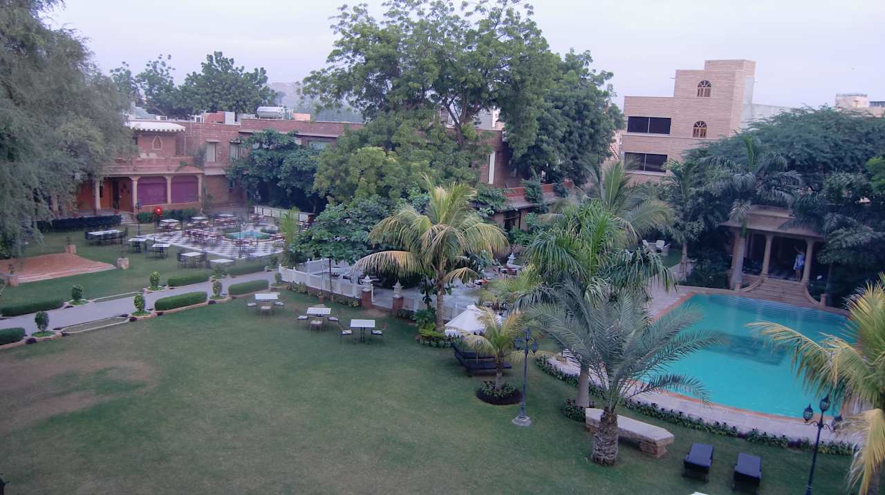 Bick von Zimmer Hotel Ranbanka Palace