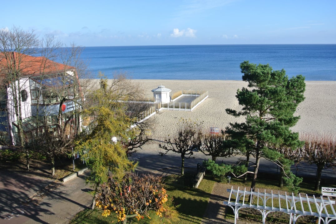 Unvergesslicher Blick aus dem Zimmer Sofitel Grand Sopot
