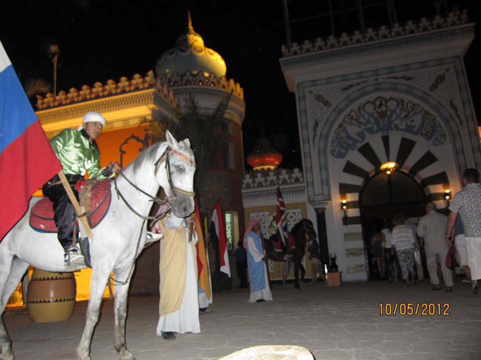 Встреча гостей Pickalbatros Alf Leila Wa Leila Resort - Neverland Hurghada