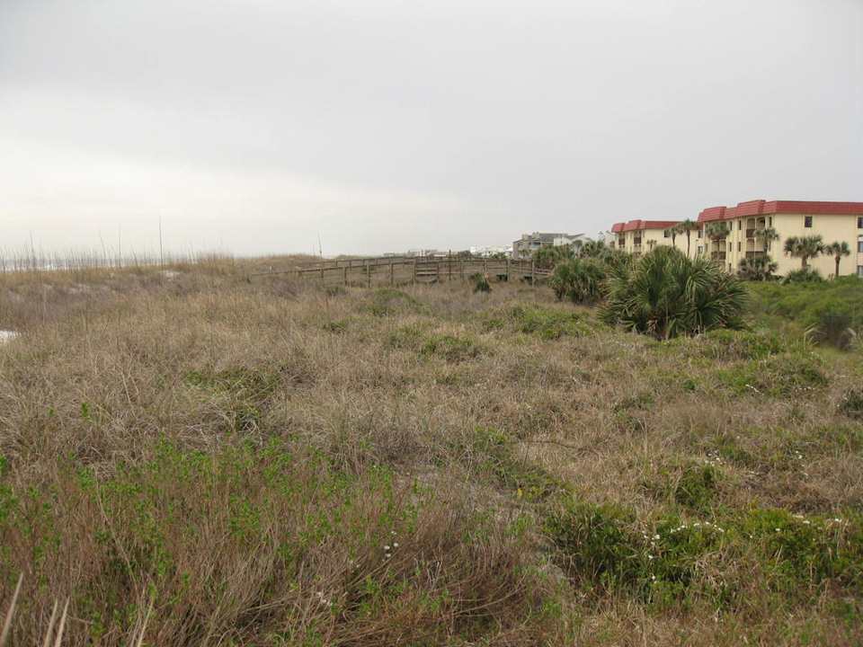 Weg zum Strand über die Dünen Hotel Holiday Isle Oceanfront Resort