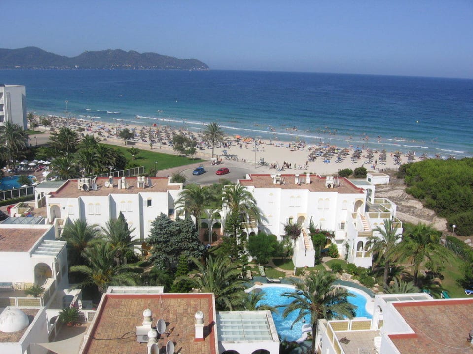 Blick zur Bucht von Cala Millor Hipotels Bahia Grande