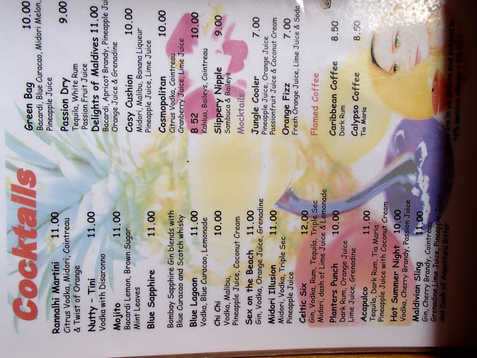 All Inklusive Bar Adaaran Club Rannalhi - All Inclusive