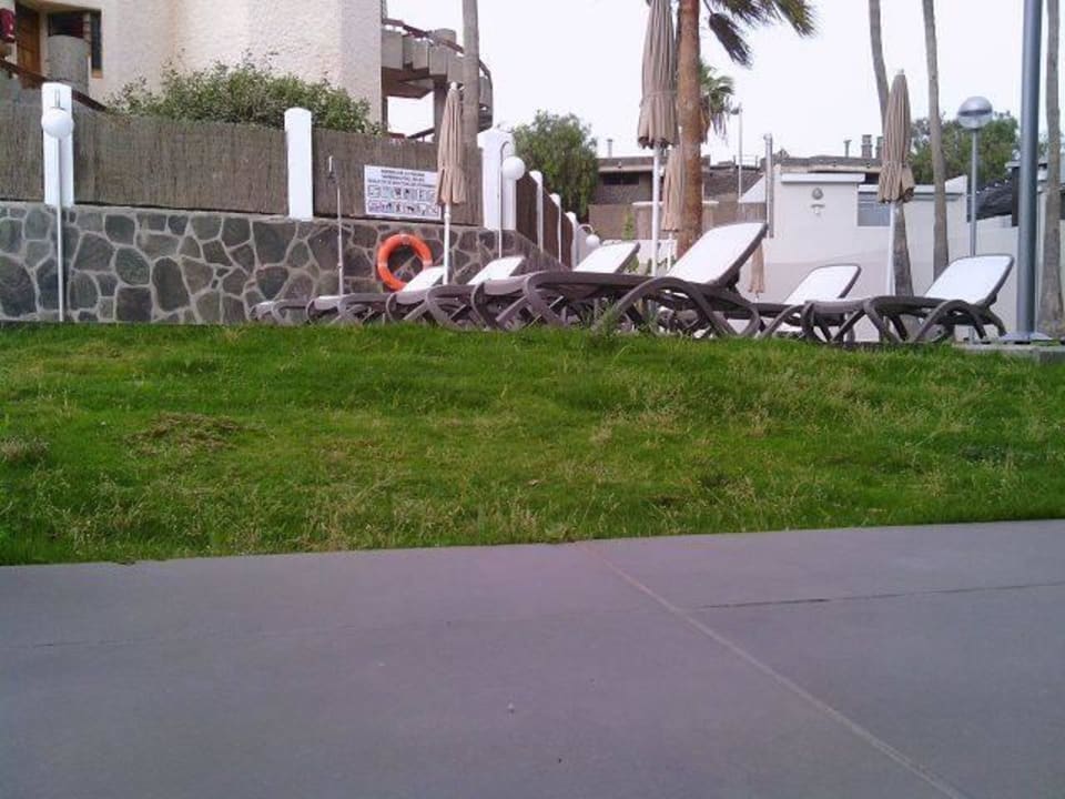 Neue Liegen am Pool Hotel El Palmar
