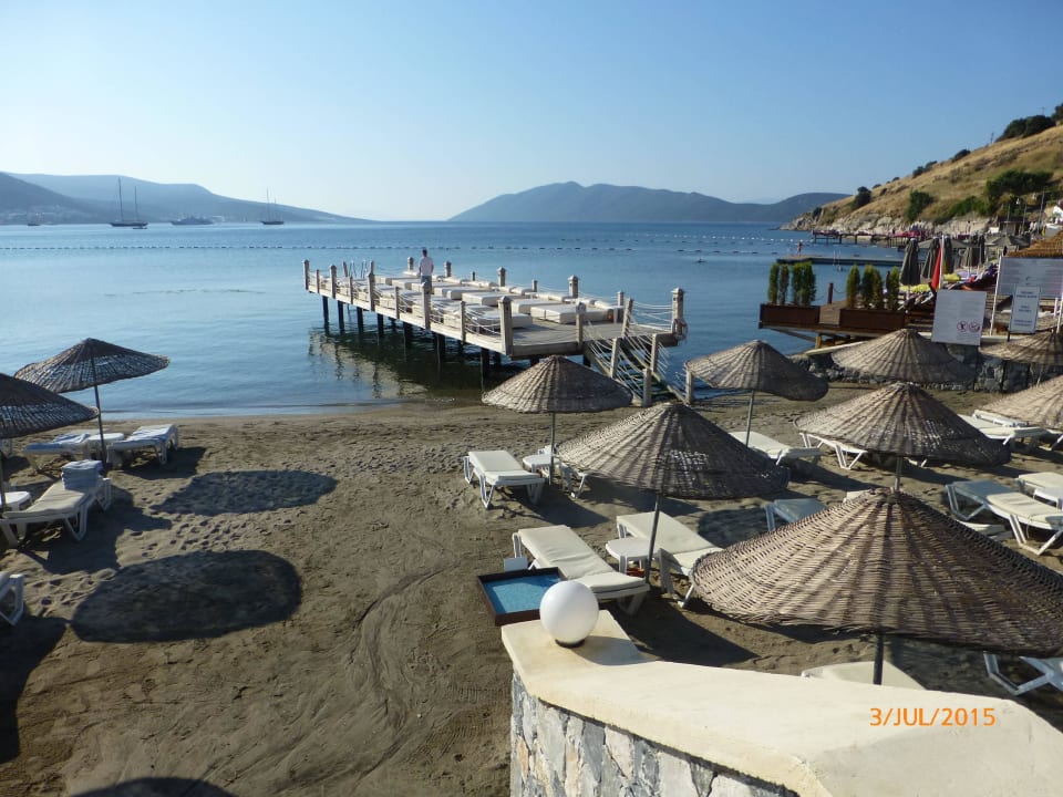 Strand mit Steg Salmakis Resort & Spa