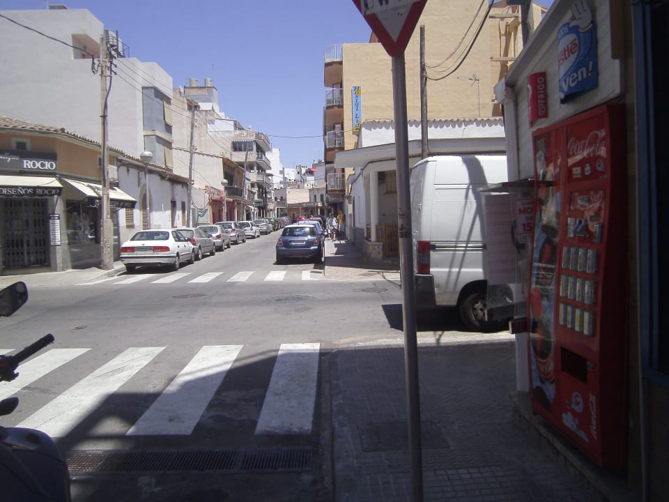Die Straße, wo das Lido ist! Hostal Lido